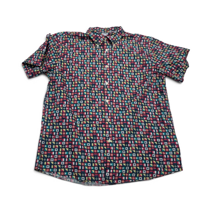 Camisa Brooks Brothers Grande L Banderas Manga Corta