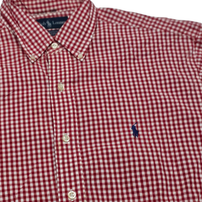 Camisa Ralph Lauren Grande L Cuadro Rojo