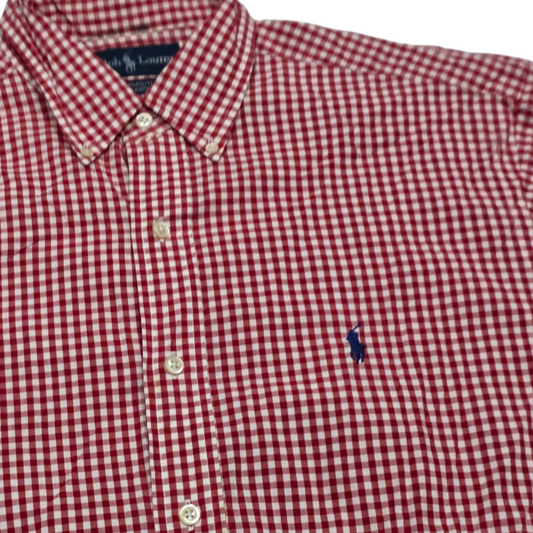 Camisa Ralph Lauren Grande L Cuadro Rojo