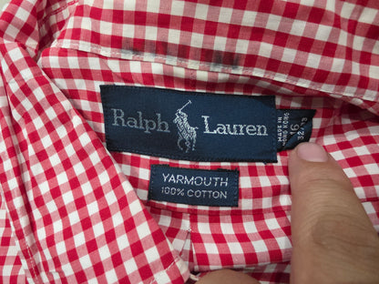 Camisa Ralph Lauren Grande L Cuadro Rojo