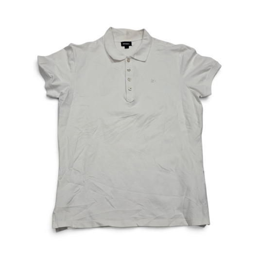 Playera Polo Diesel Grande L Blanco
