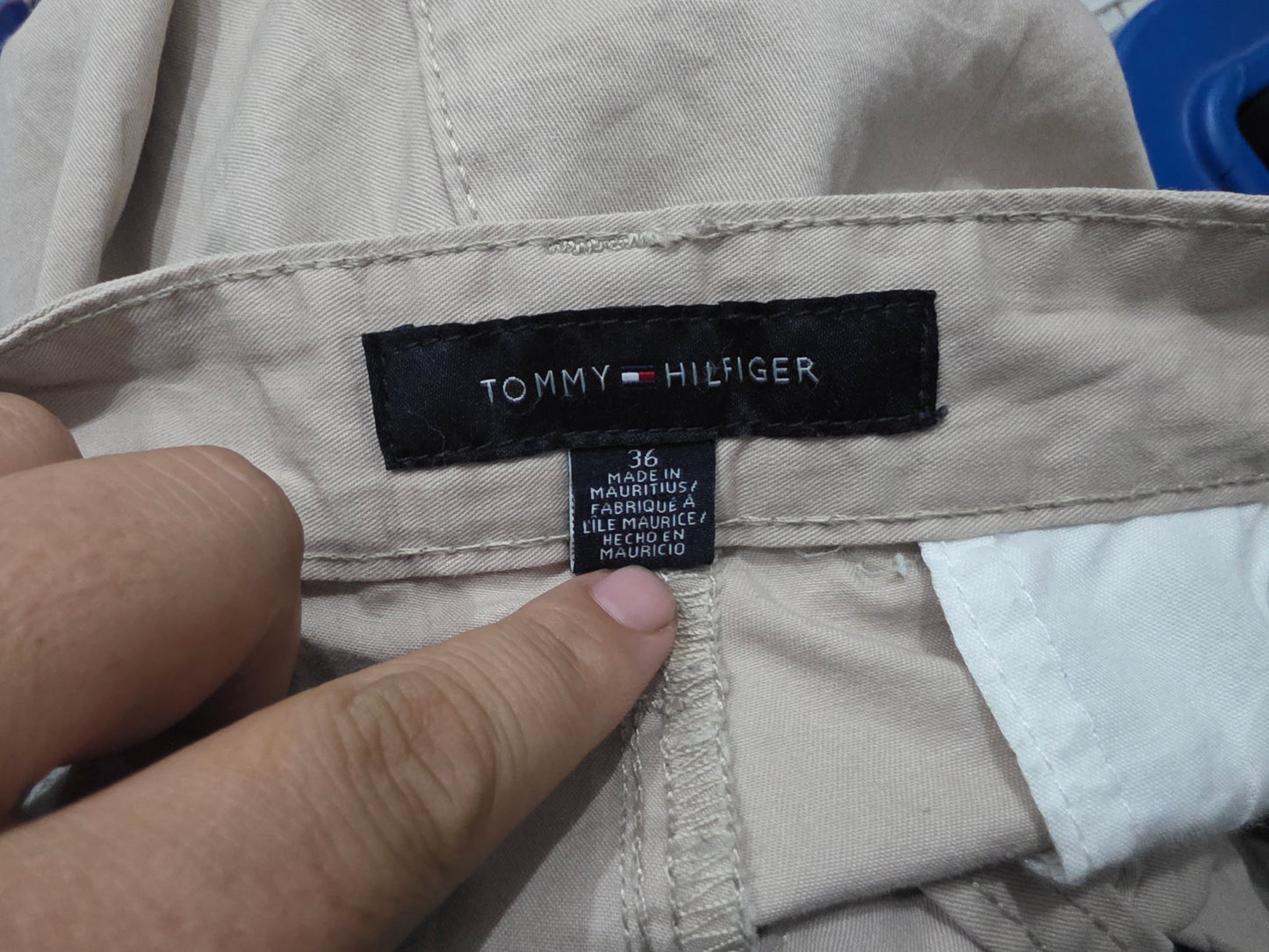 Bermuda Tommy Hilfiger Talla 36 Caqui