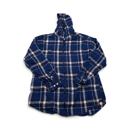 Camisa Con Gorro Y Cierre Tommy Hilfiger Grande L Azul