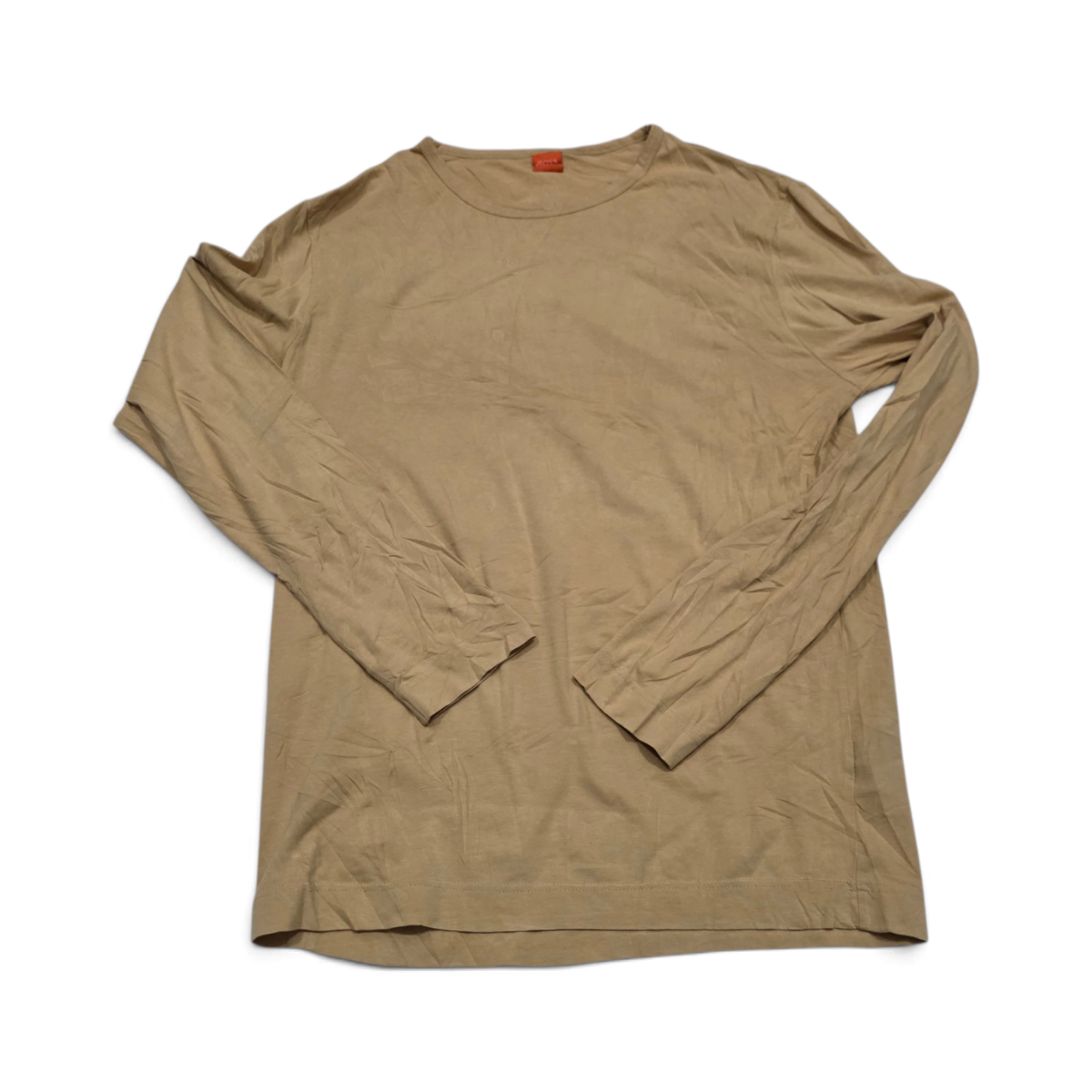 Playera Hugo Boss Grande L Cafe Manga Larga
