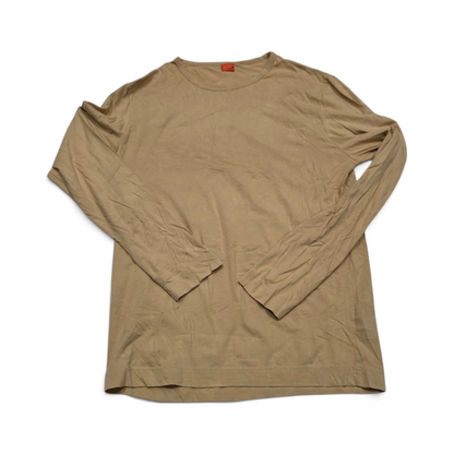 Playera Hugo Boss Grande L Cafe Manga Larga