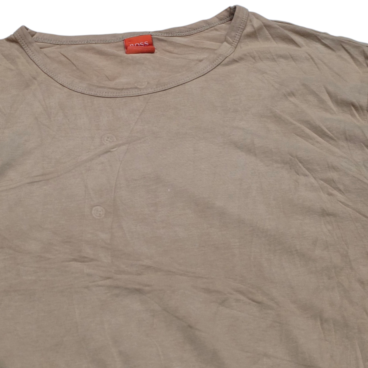 Playera Hugo Boss Grande L Cafe Manga Larga