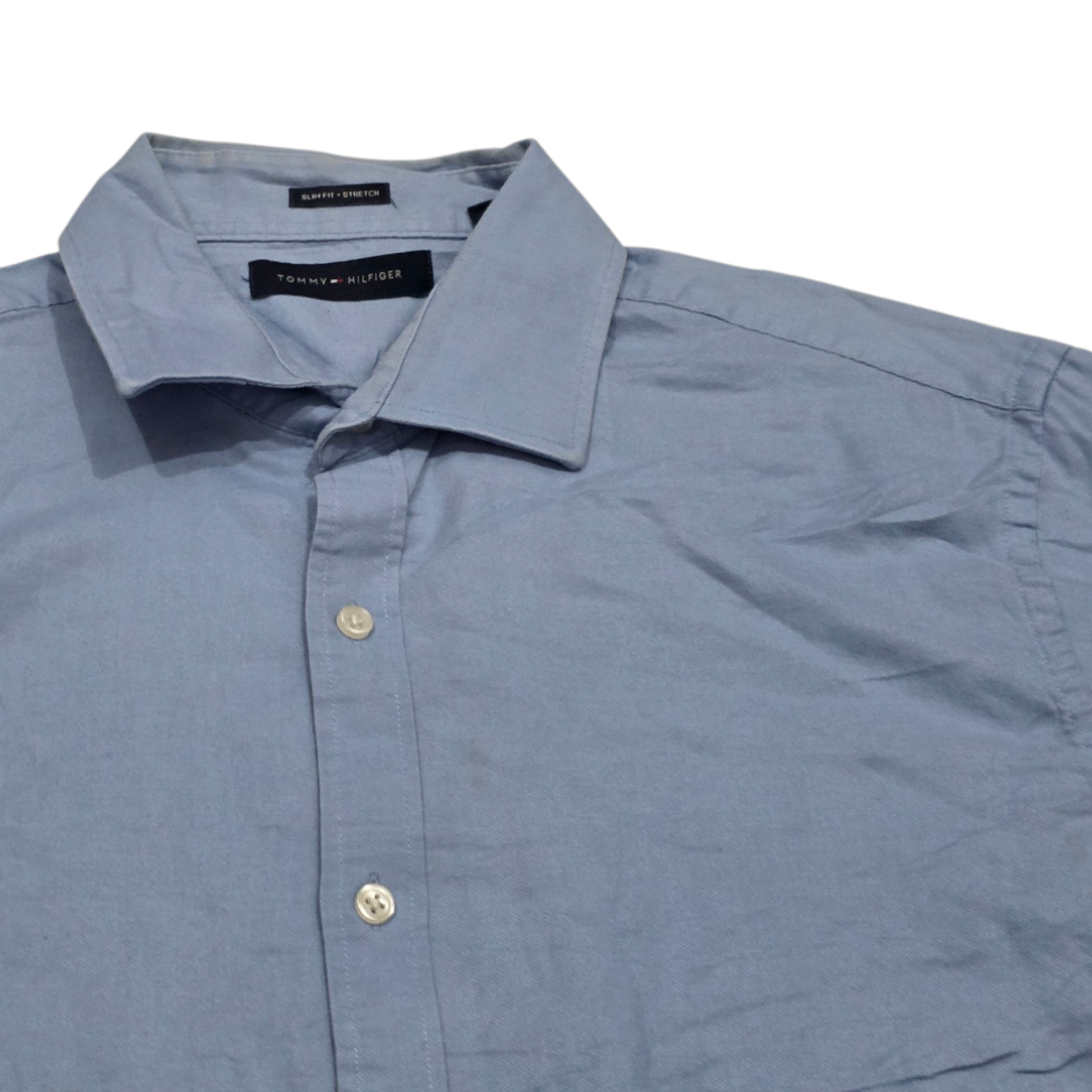 Camisa Tommy Hilfiger Xgrande Xl Azul Re