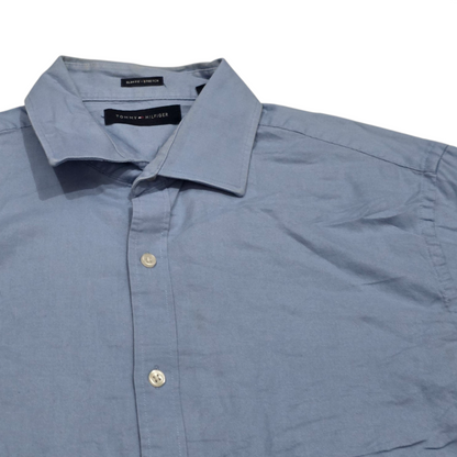 Camisa Tommy Hilfiger Xgrande Xl Azul Re