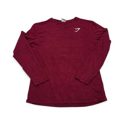 Playera Gymshark Grande L Vino Manga Larga