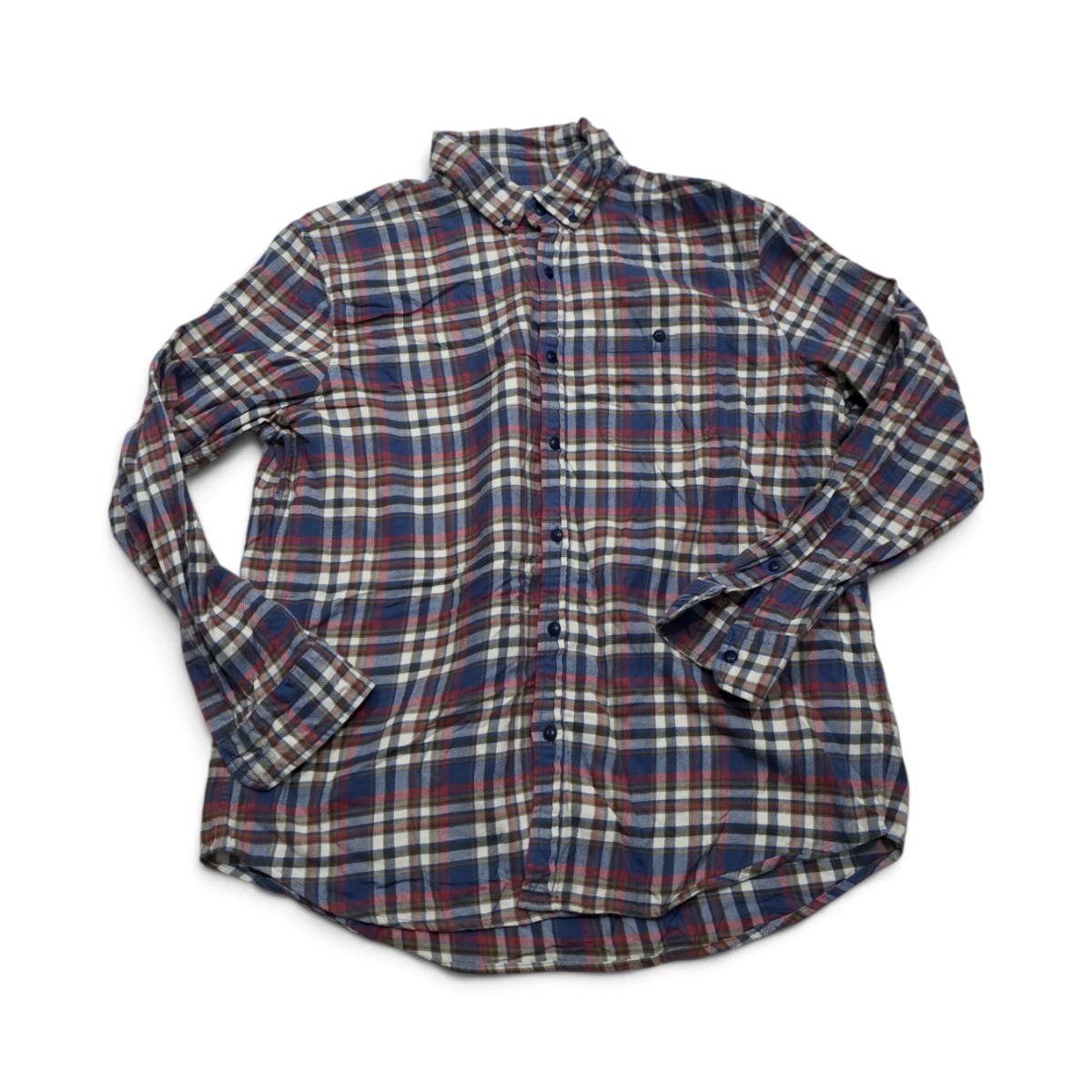 Camisa Vineyard Vines Grande L Azul Cuadro Franela