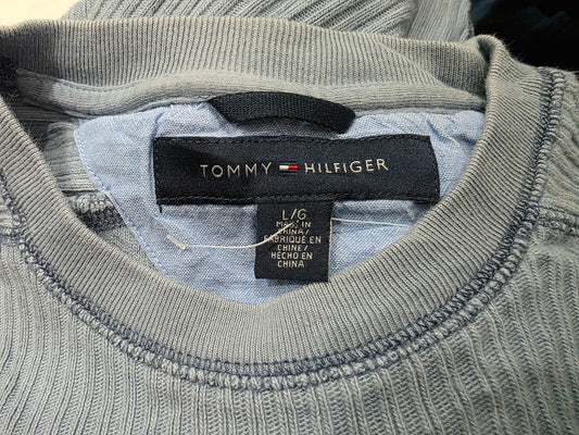 Sueter Tommy Hilfiger Grande L Azul Deslavado