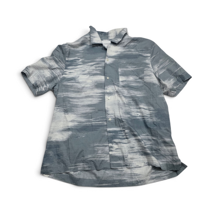 Camisa Calvin Klein Grande L Azul Grisaceo Manga Corta