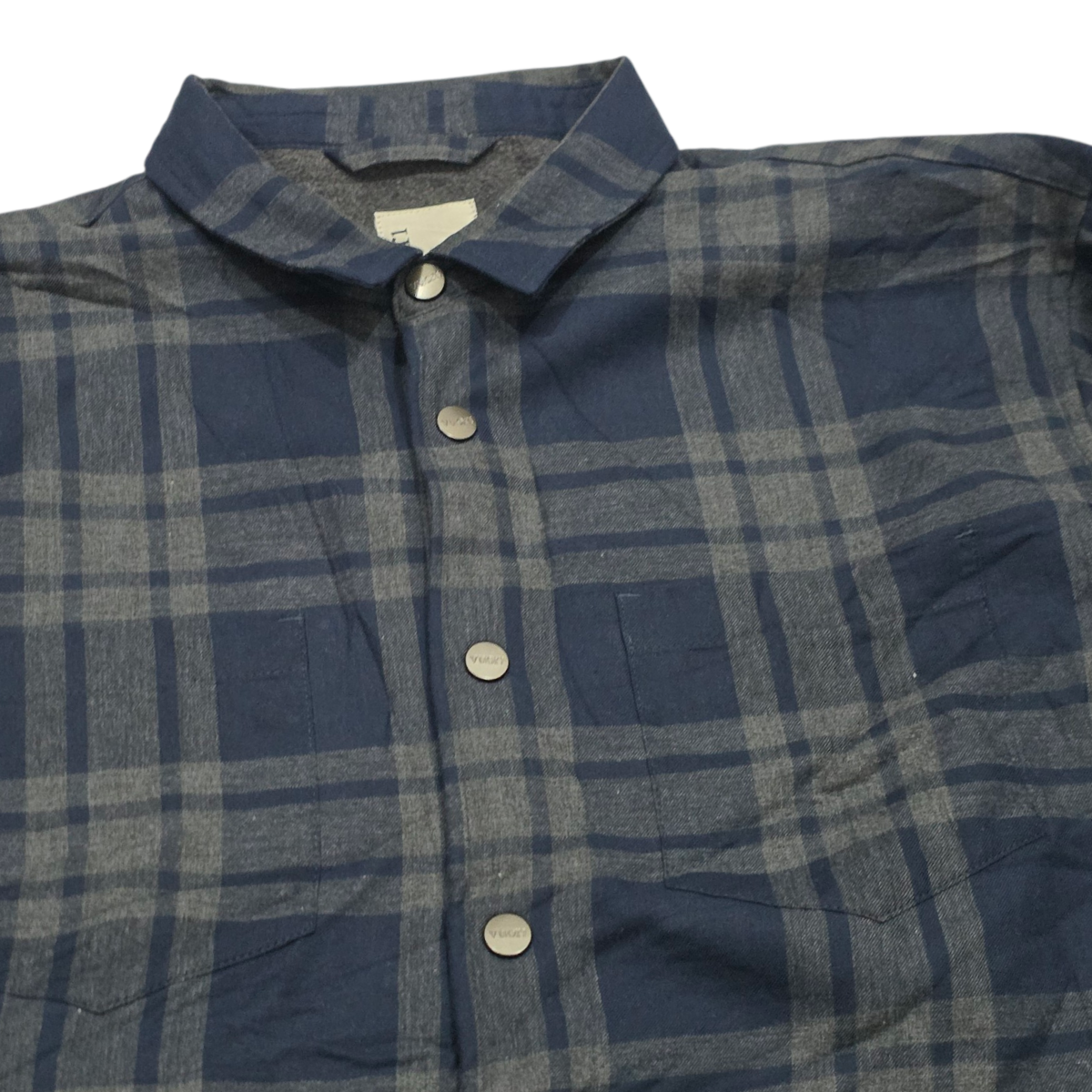 Camisa Gruesa Vuori Xgrande Xl Azul