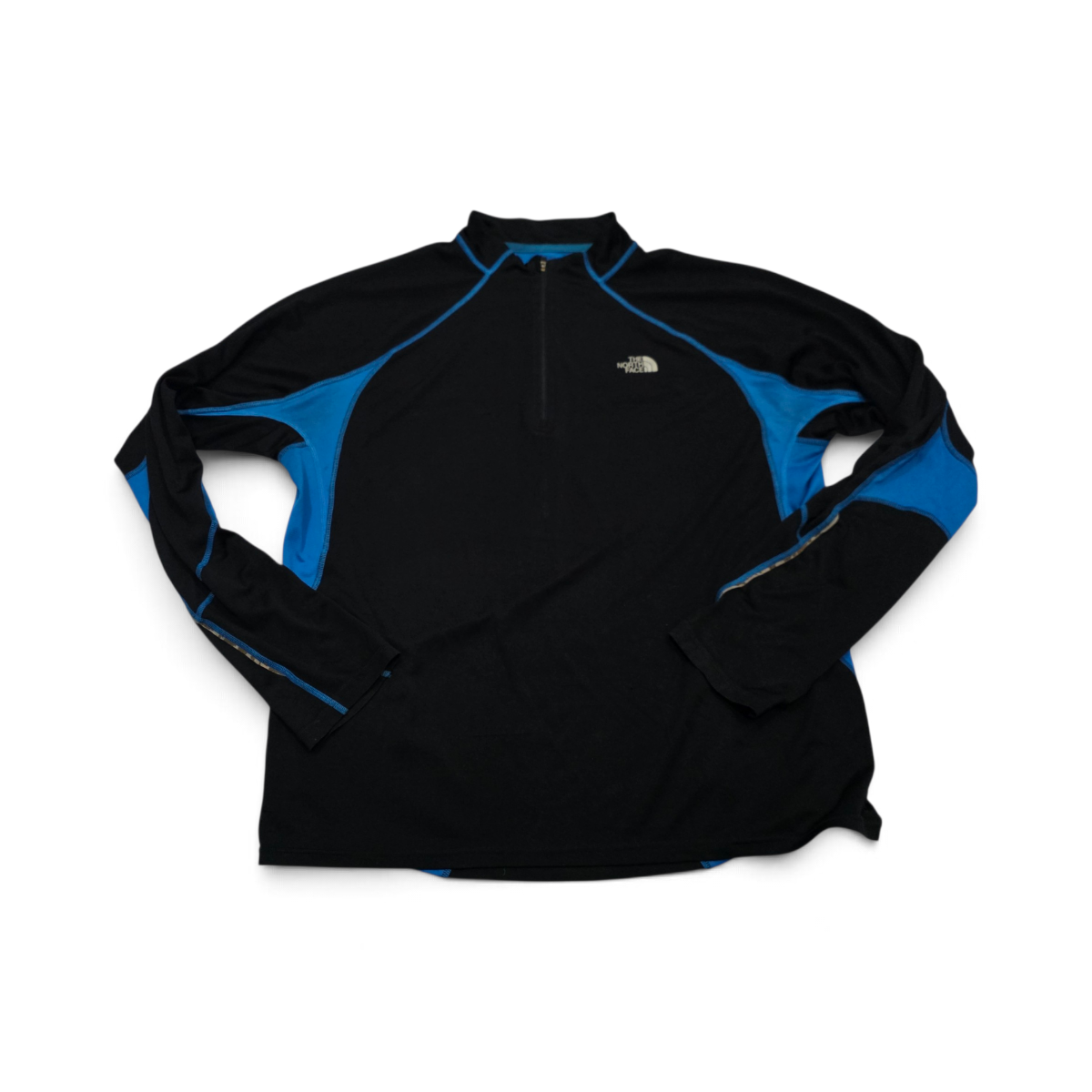 Playera The North Face Xgrande Xl Negro Y Azul Con Cierre