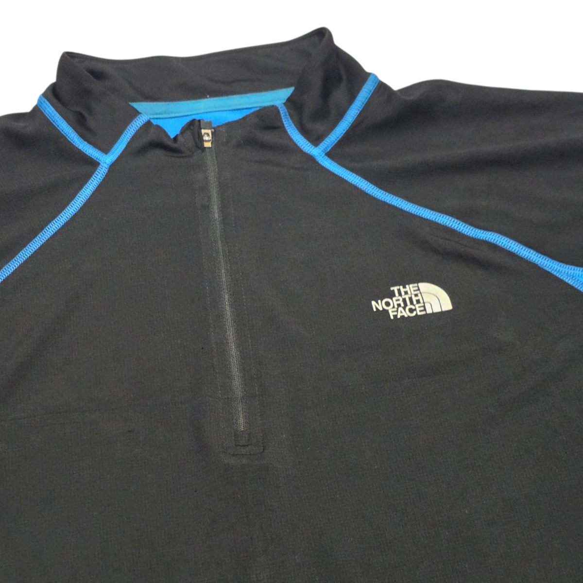 Playera The North Face Xgrande Xl Negro Y Azul Con Cierre