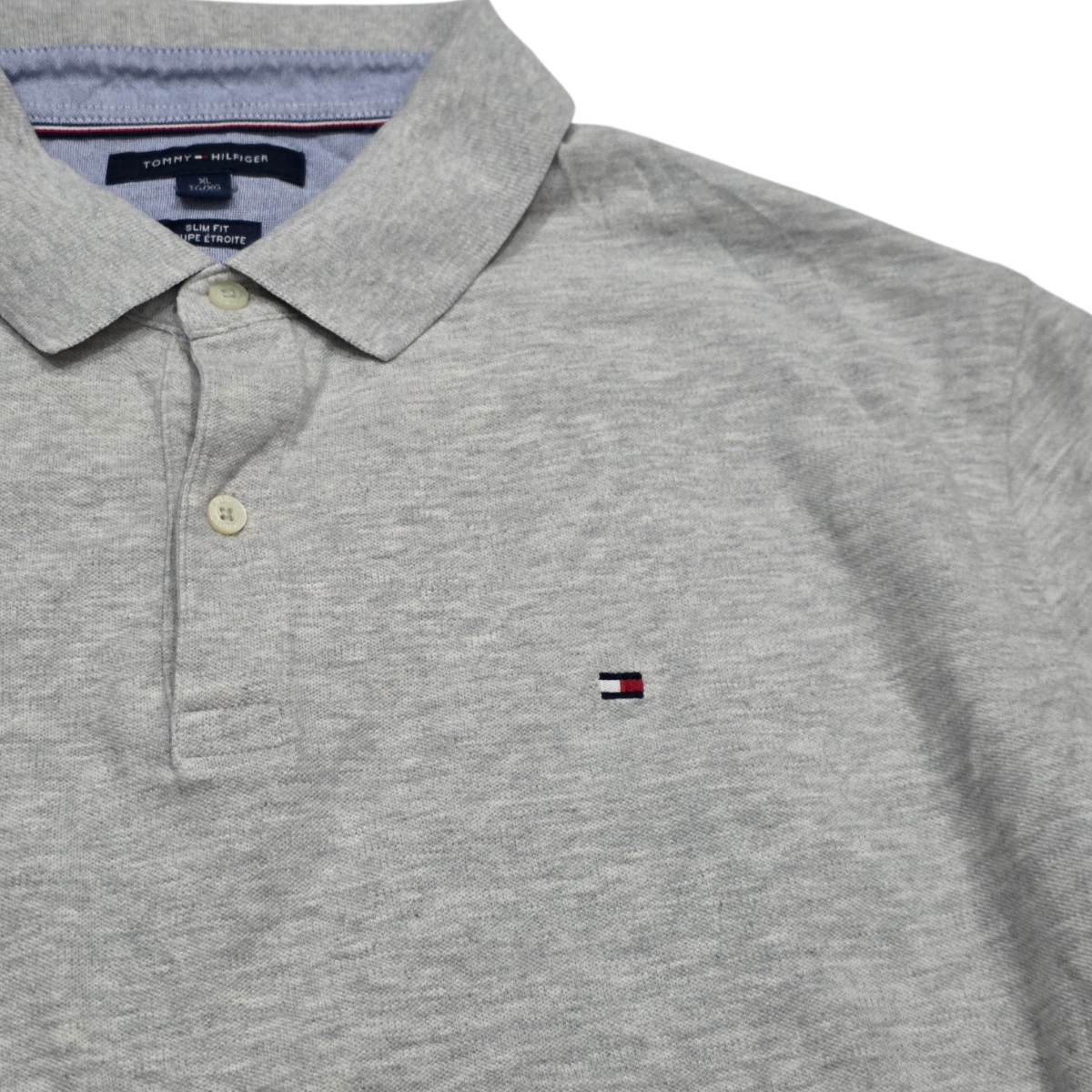 Playera Polo Tommy Hilfiger Xgrande Xl Gri