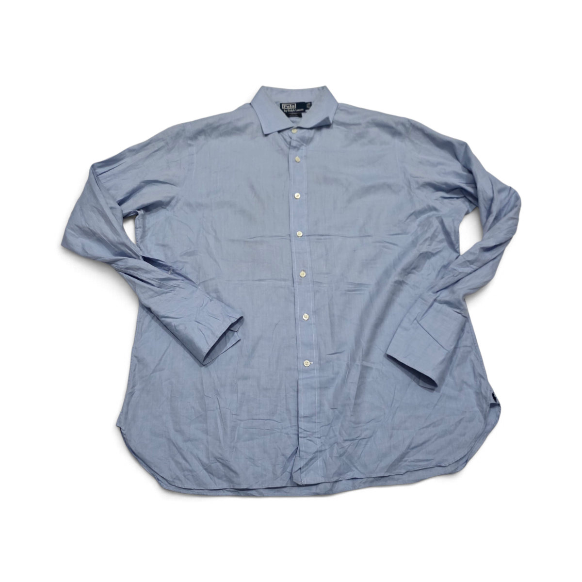 Camisa Ralph Lauren Regent Xgrande Xl Azul Claro