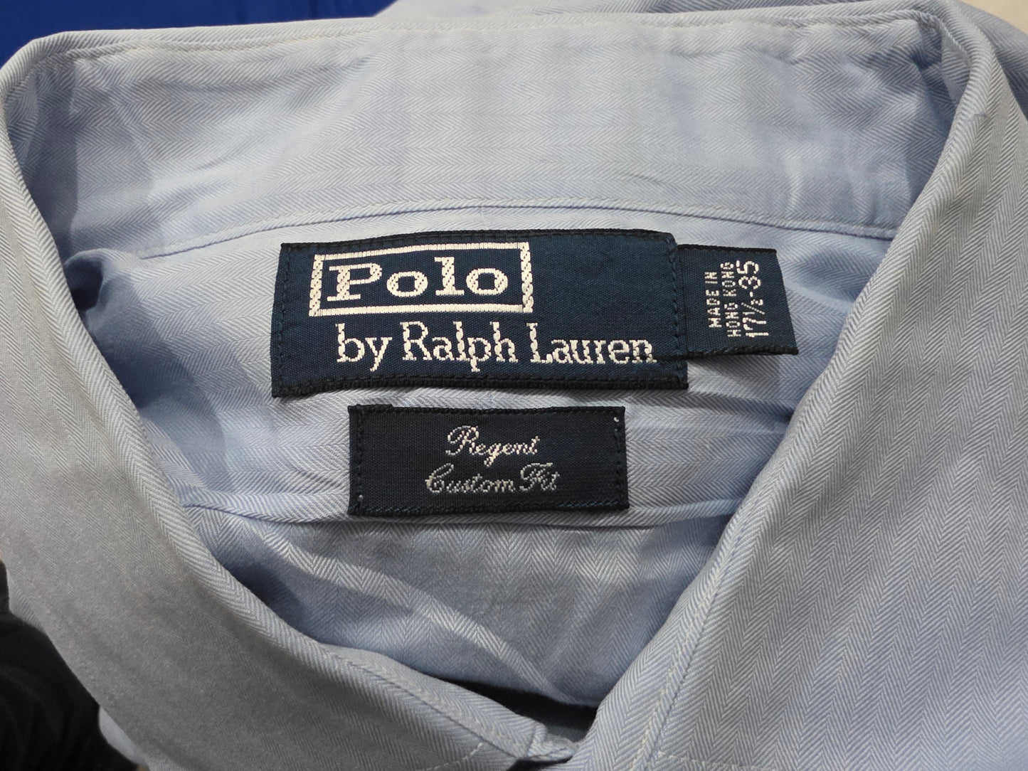 Camisa Ralph Lauren Regent Xgrande Xl Azul Claro
