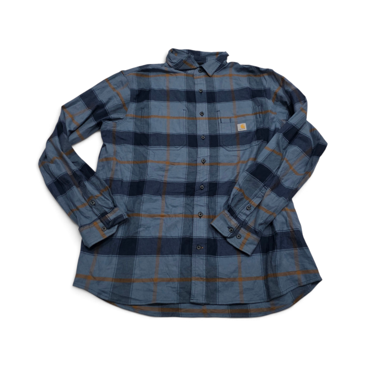 Camisa Carhartt Xgrande Xl Cuadro Azul Franela