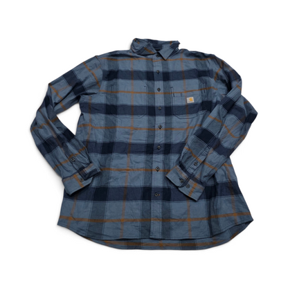 Camisa Carhartt Xgrande Xl Cuadro Azul Franela