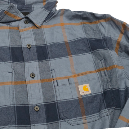 Camisa Carhartt Xgrande Xl Cuadro Azul Franela