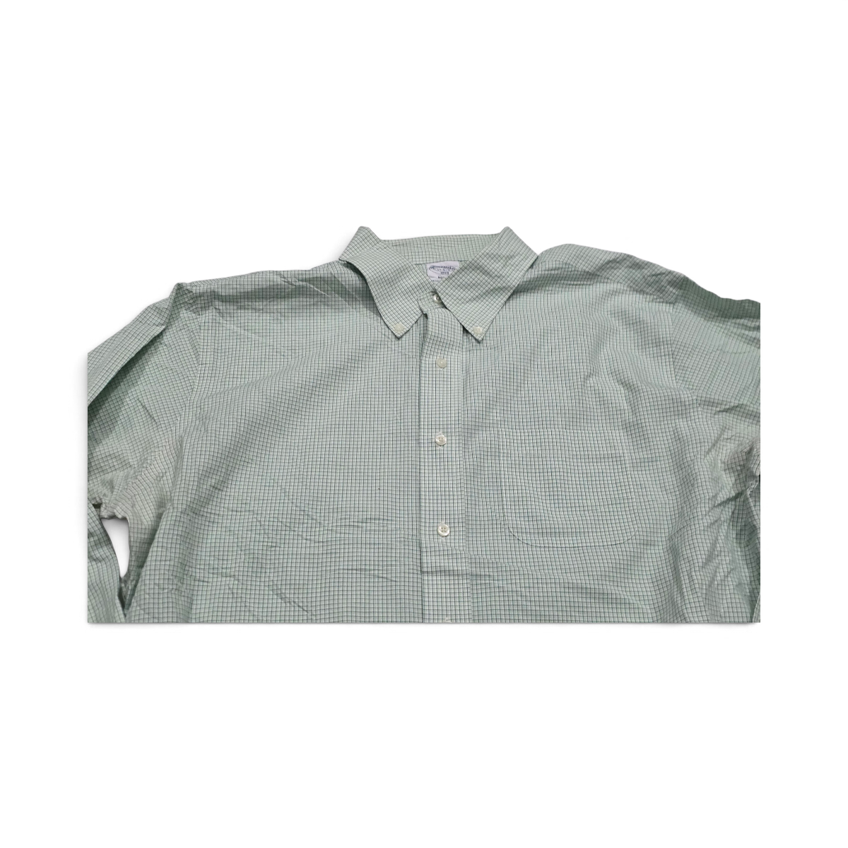 Camisa Brooks Brothers Xgrande Xl Cuedro Verde