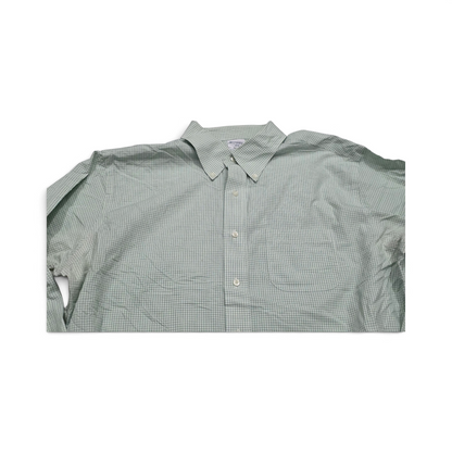 Camisa Brooks Brothers Xgrande Xl Cuedro Verde