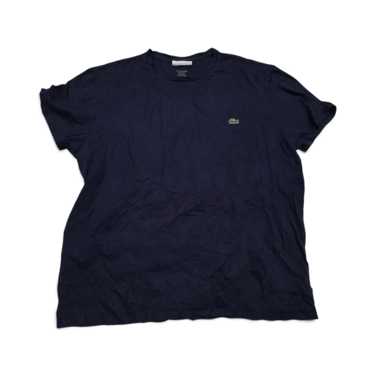 Playera Lacoste Xgrande Xl Fr6 Azul