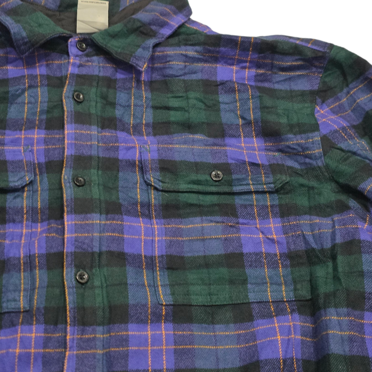 Camisa Franela The North Face 2xl Verde Y Morado