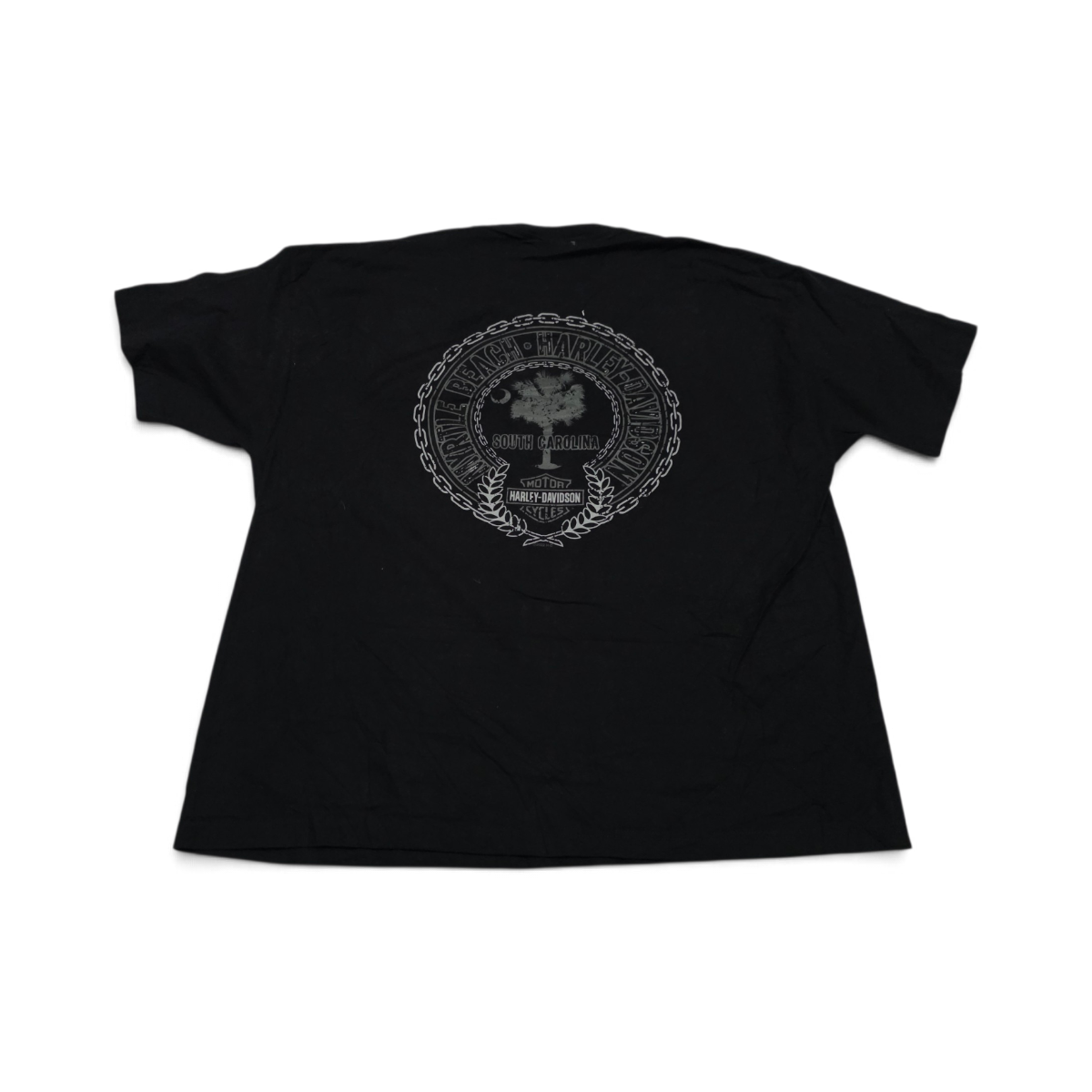 Playera Harley Davidson Calavera South Carolina 2xl Negro