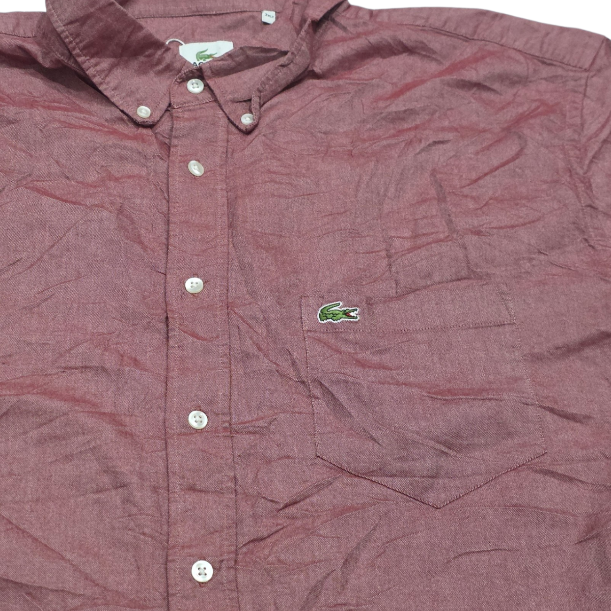 Camisa Lacoste 2xl Alto Vino