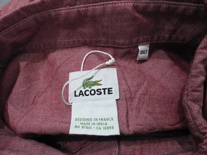 Camisa Lacoste 2xl Alto Vino