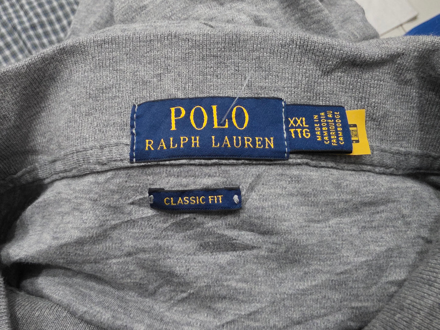 Playera Polo Ralph Lauren 2xl Gris Pony Colores