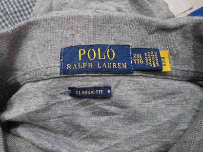 Playera Polo Ralph Lauren 2xl Gris Pony Colores