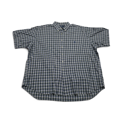 Camisa Ralph Lauren Blake 2xl Cuadro Verde Y Azul