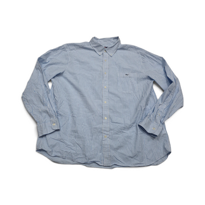 Camisa Vineyard Vines 2xl Azul Claro Lineas