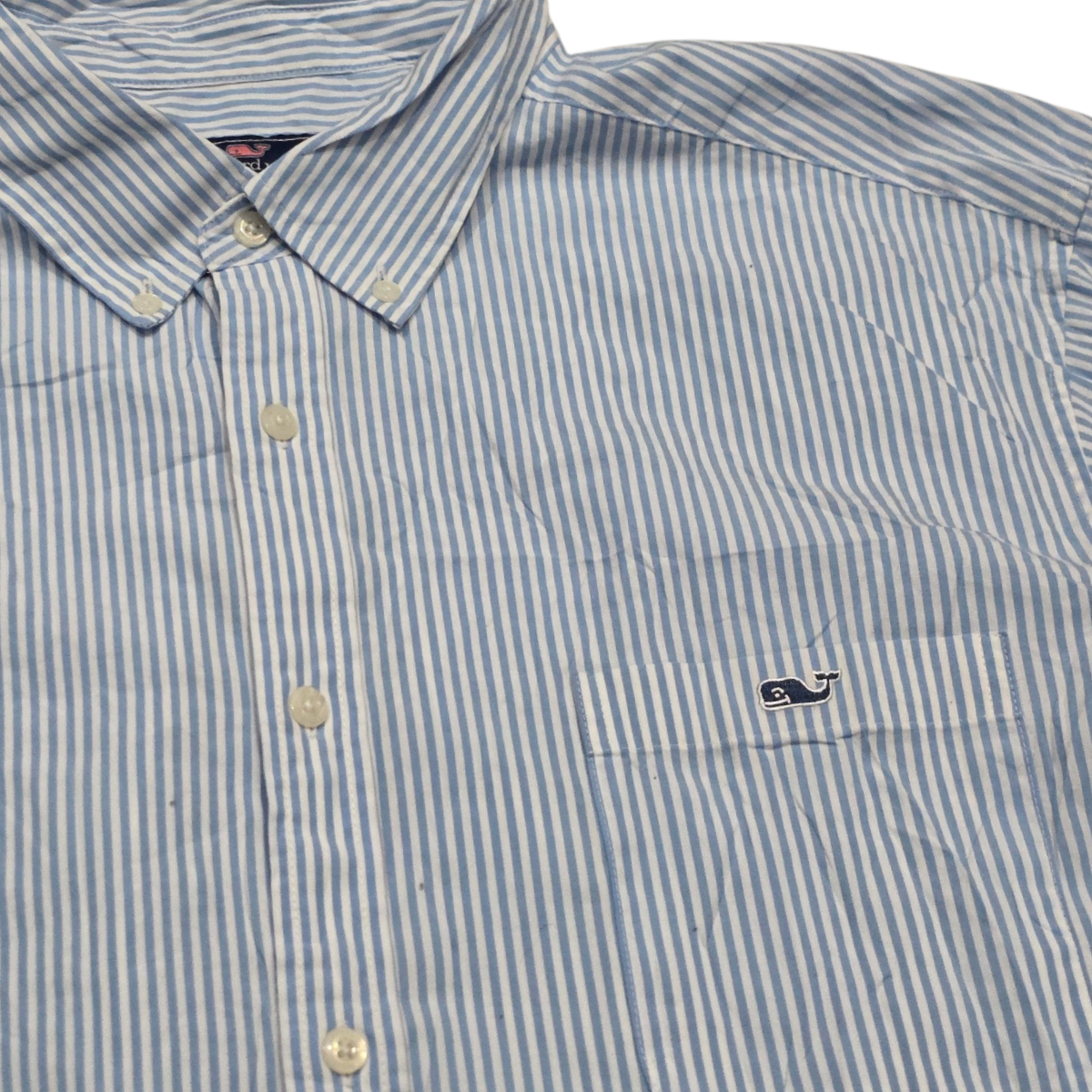 Camisa Vineyard Vines 2xl Azul Claro Lineas