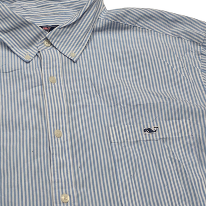 Camisa Vineyard Vines 2xl Azul Claro Lineas