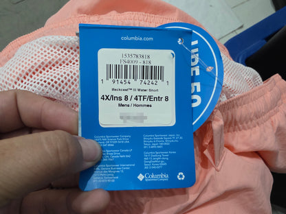 Bermuda Corta Columbia 4xl Rosa