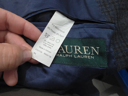 Saco Ralph Lauren 54l Cuadro Azul