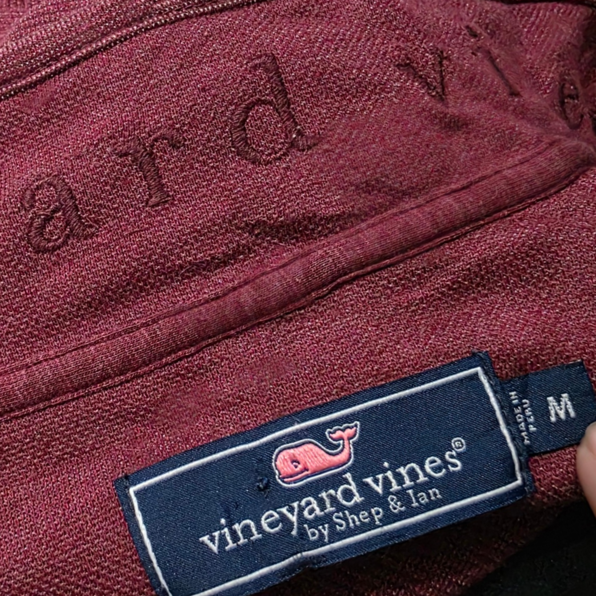 Sudadera Vineyard Vines Mediana M Vino