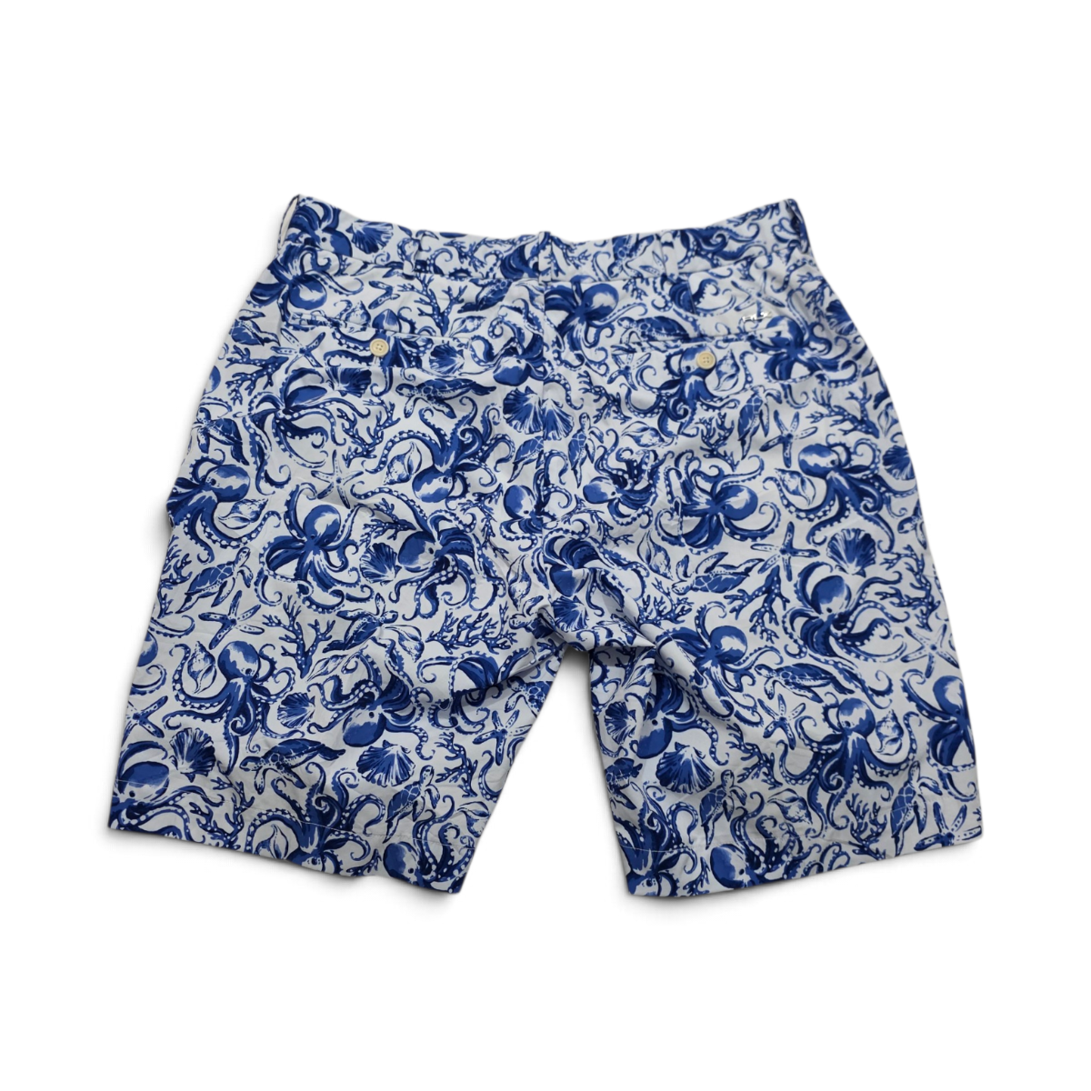 Bermuda Ralph Lauren Talla 34 Azul Figuras