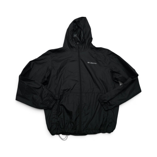 Chamarra Rompevientos Columbia Grande L Negro
