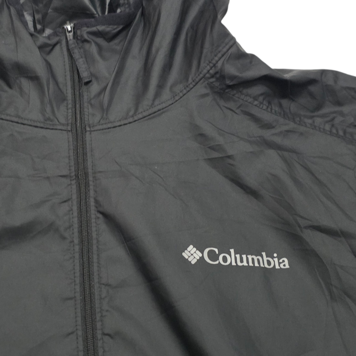 Chamarra Rompevientos Columbia Grande L Negro