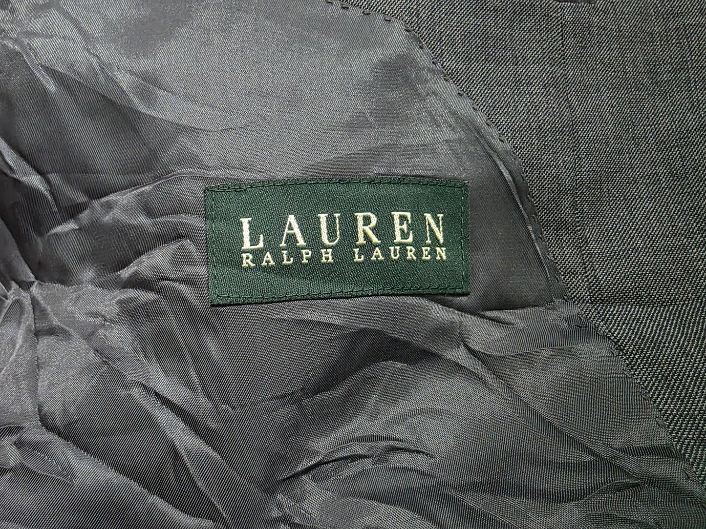 Saco Ralph Lauren 44s Gris Oscuro