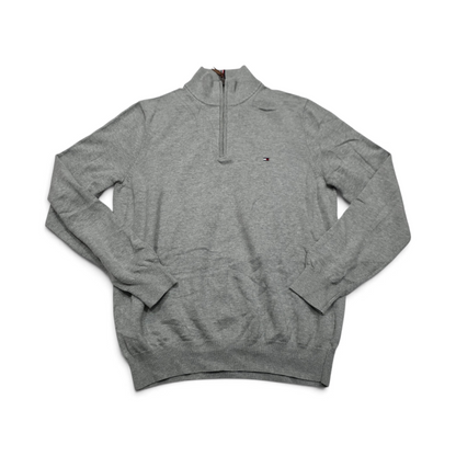 Sueter Tommy Hilfiger Grande L Gris Ciere Corto