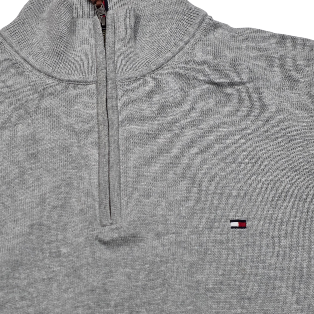 Sueter Tommy Hilfiger Grande L Gris Ciere Corto