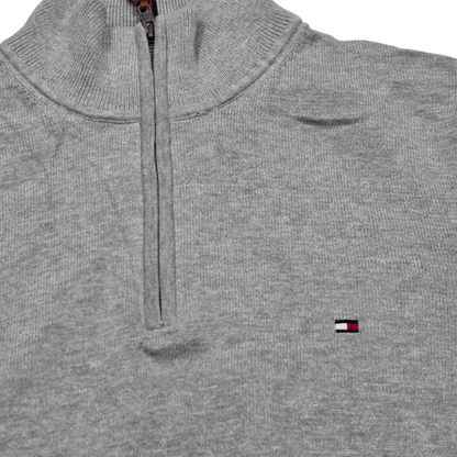 Sueter Tommy Hilfiger Grande L Gris Ciere Corto