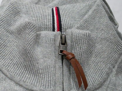 Sueter Tommy Hilfiger Grande L Gris Ciere Corto
