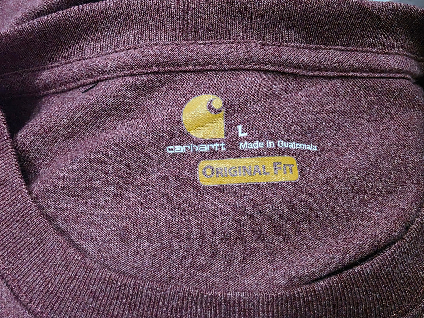 Playera Carhartt Grande L Vino